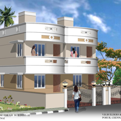 Duplex twin house Mr.Ramalingamat, Kattuppakkam chennai